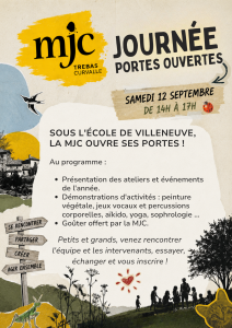 Lire la suite à propos de l’article Portes ouvertes le samedi 12 septembre